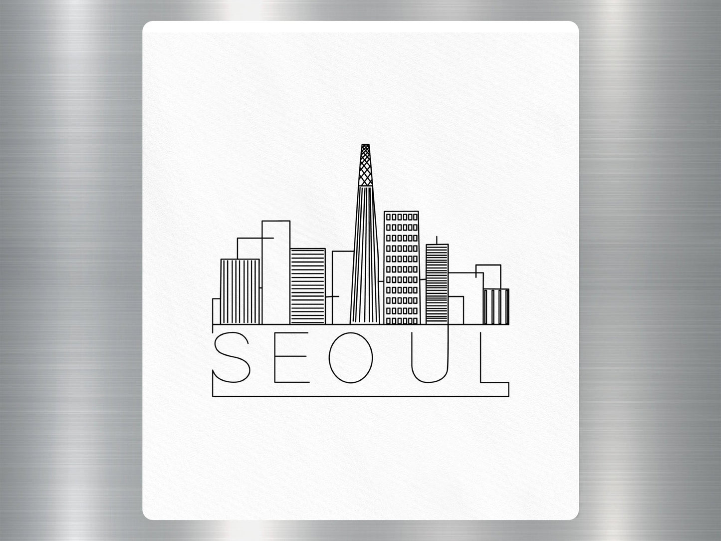 Wholesale Seoul Travel Sticker