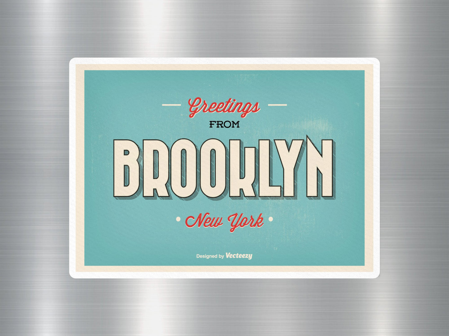 Brooklyn New York Travel Sticker