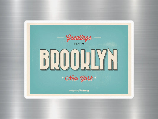 Brooklyn New York Travel Sticker