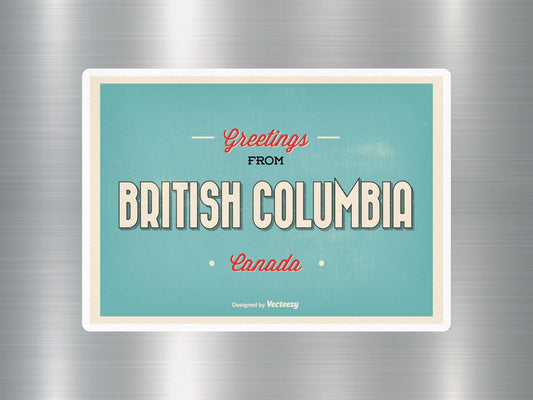 Wholesale British Columbia Canada Travel Sticker
