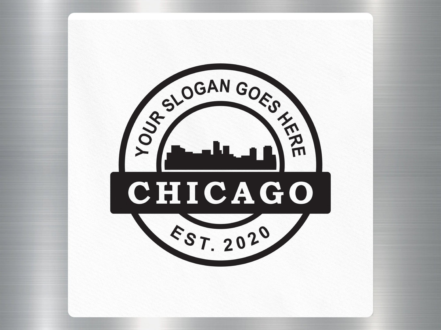 Wholesale Chicago Travel Sticker
