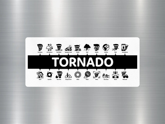 Wholesale Tornado Travel Sticker