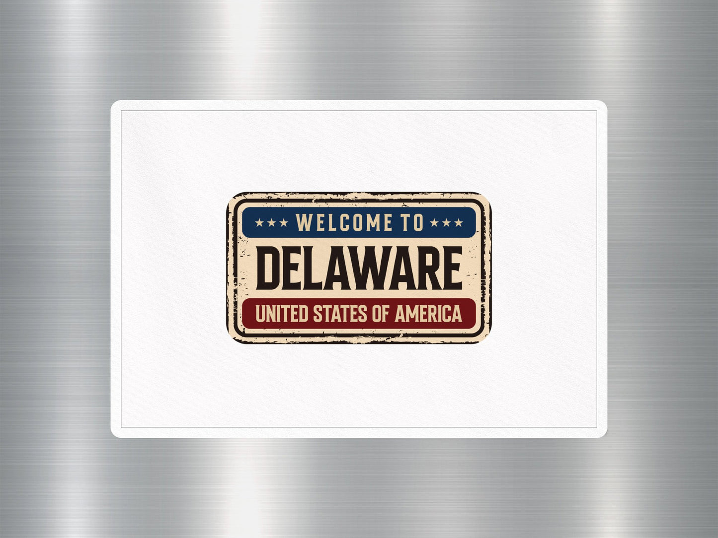 Wholesale Welcome to Delaware Travel Sticker