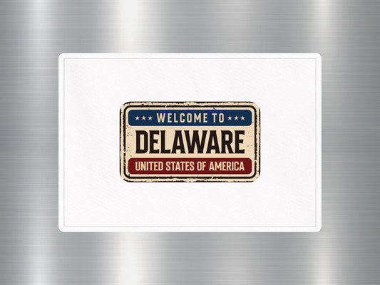 Wholesale Welcome to Delaware Travel Sticker