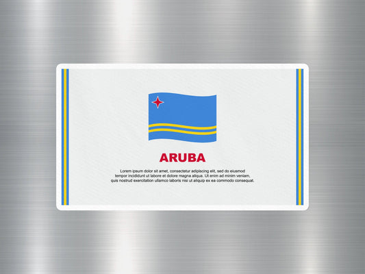 Wholesale Aruba Travel Sticker