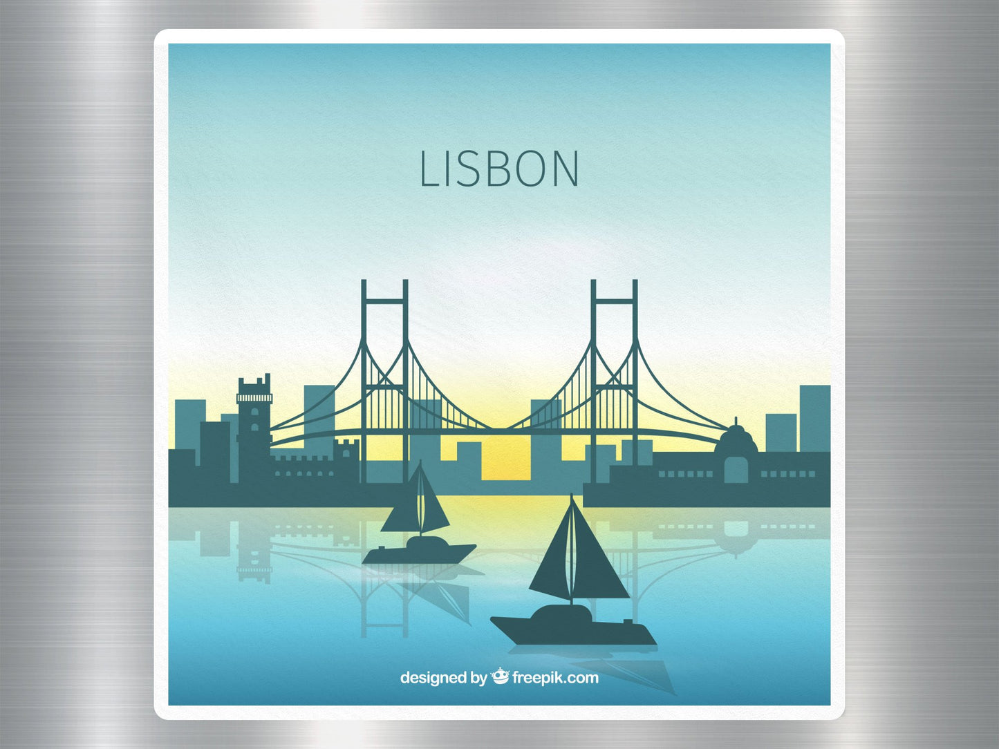 Wholesale Lisbon Travel Sticker