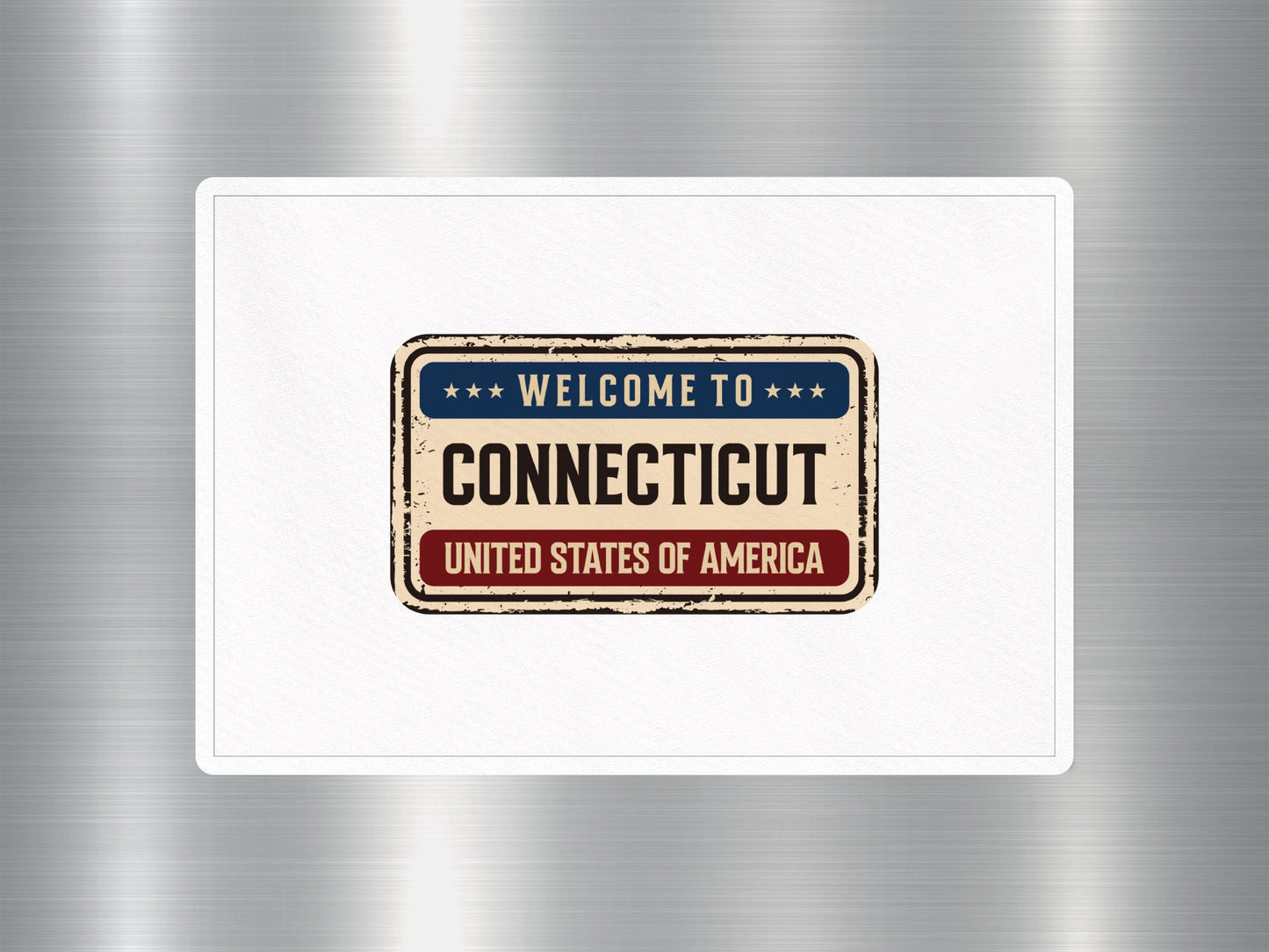Wholesale Welcome to Connecticut Travel Sticker