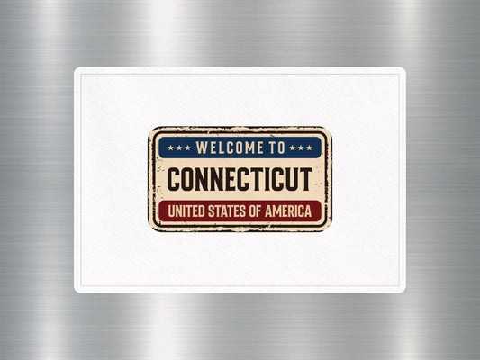 Wholesale Welcome to Connecticut Travel Sticker
