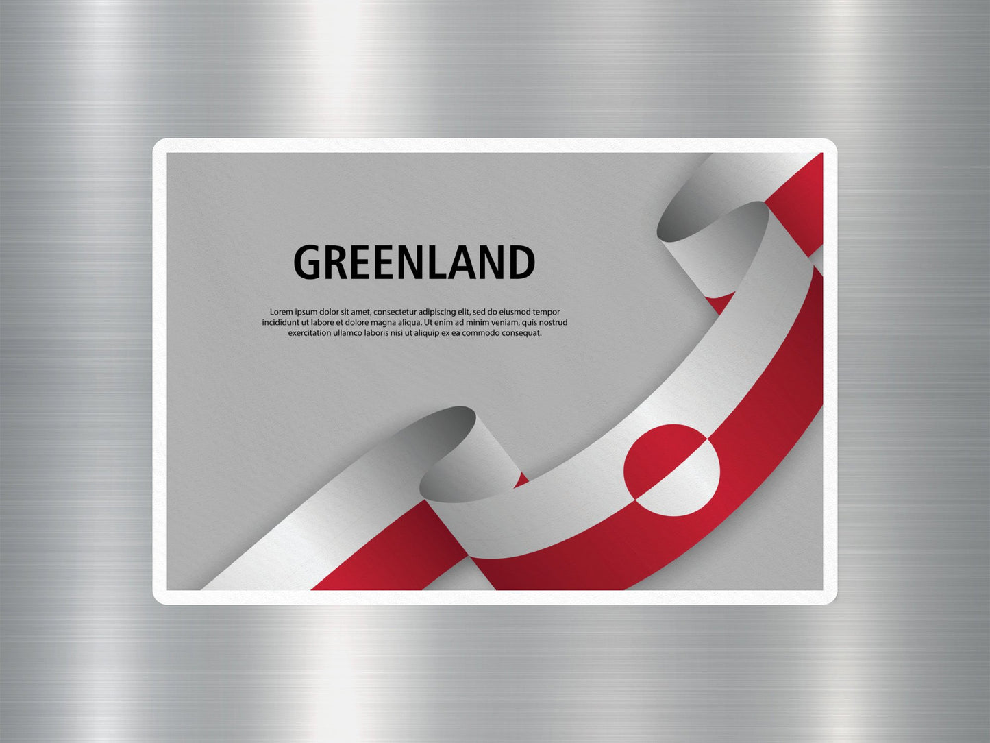 Wholesale Greenland Travel Sticker