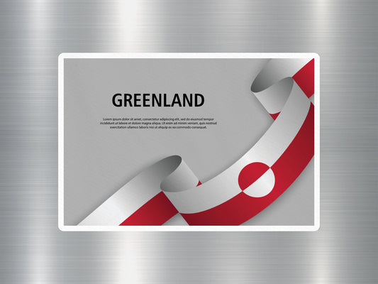 Wholesale Greenland Travel Sticker