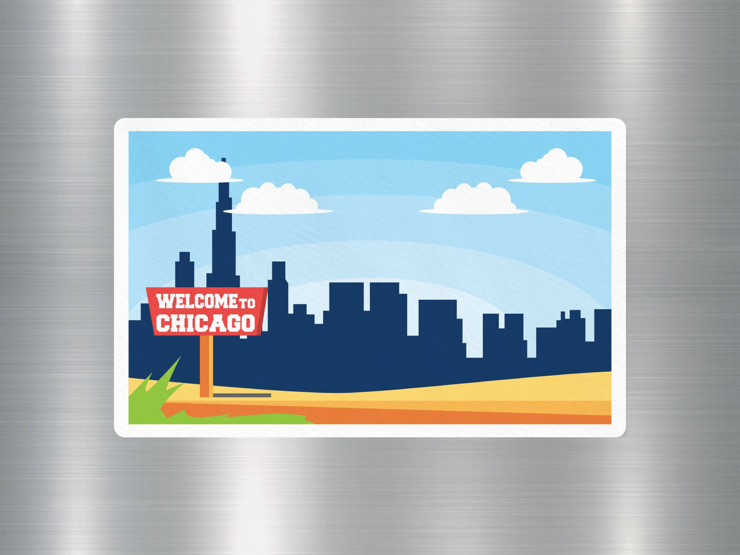 Wholesale Welcome to Chicago Travel Sticker