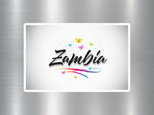 Wholesale Zambia Travel Sticker