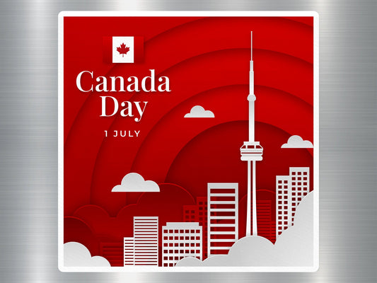 Wholesale Canada Day 1 July Travel Sticker