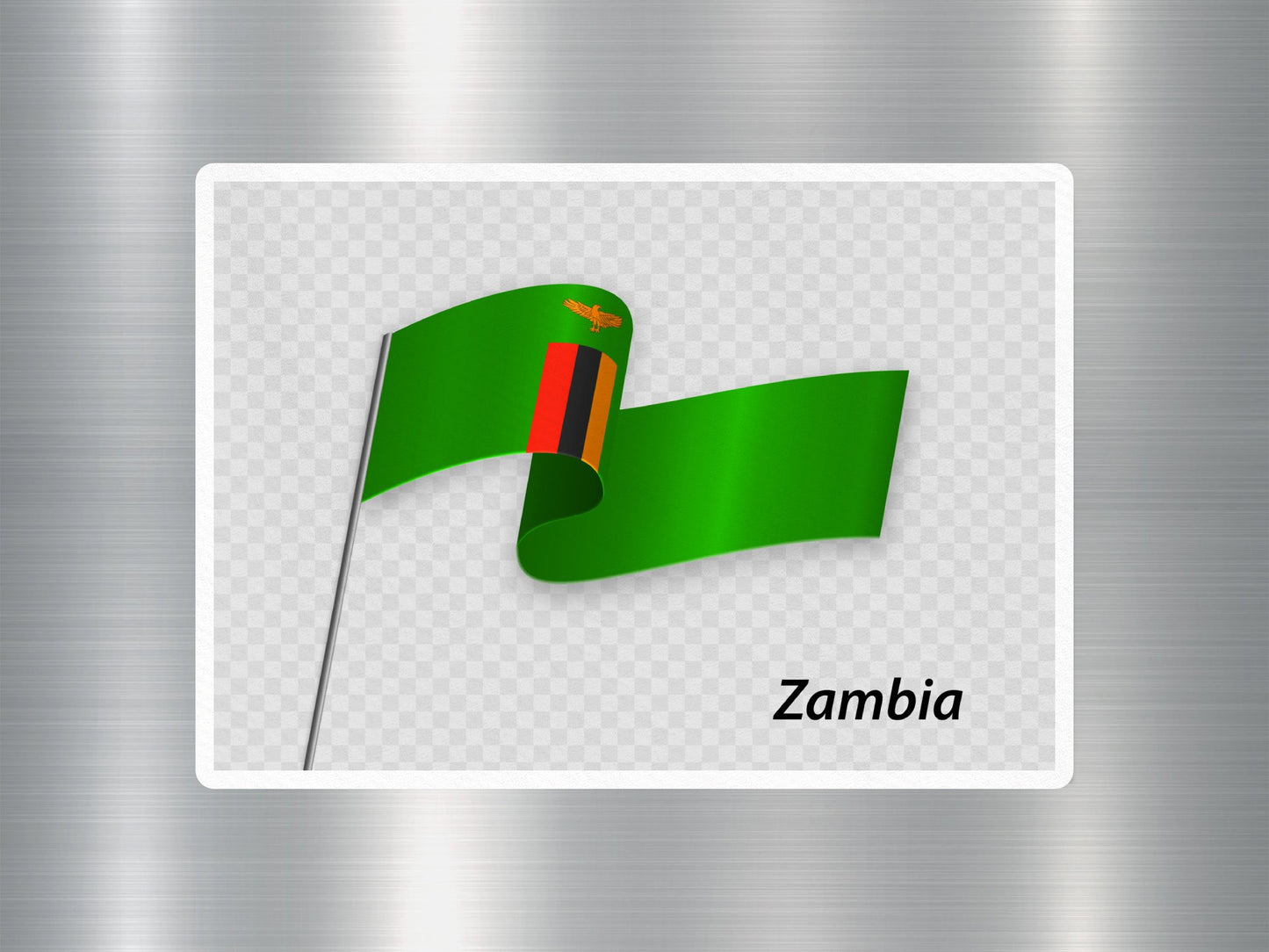 Wholesale Zambia Travel Sticker