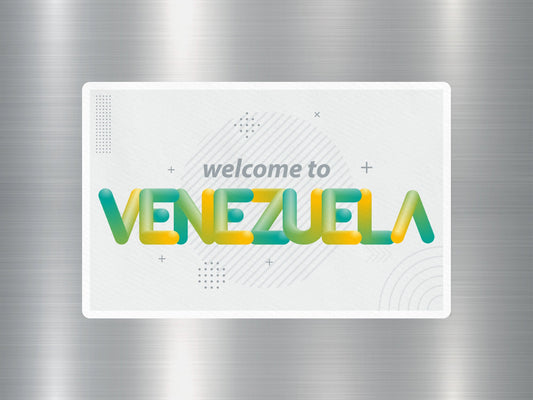 Wholesale Welcome to Venezuela Travel Sticker