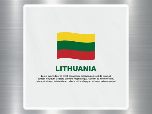 Wholesale Lithuania Travel Sticker