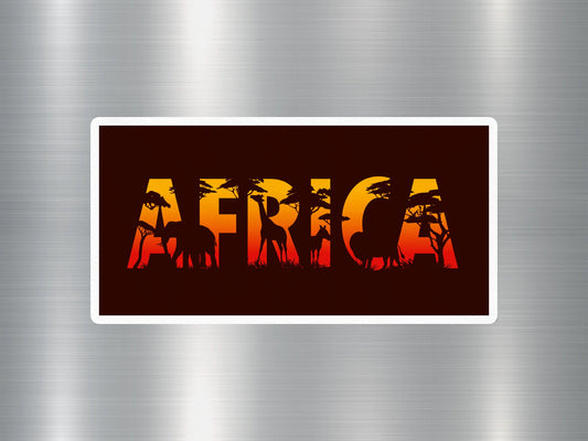 Wholesale Africa Travel Sticker