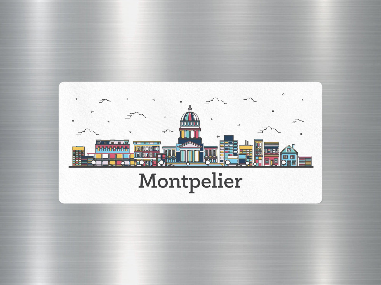 Wholesale Montpelier Travel Sticker