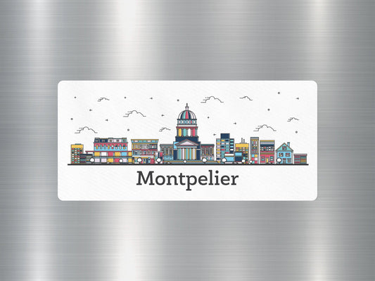 Wholesale Montpelier Travel Sticker