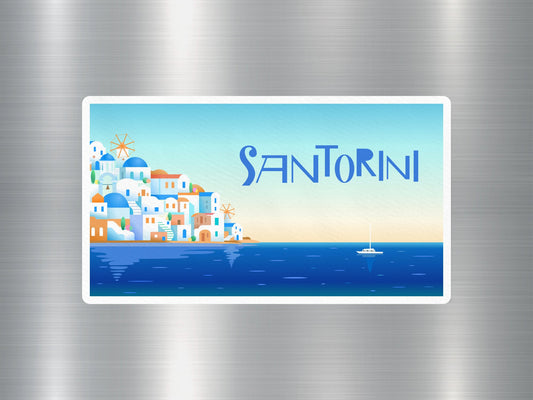 Wholesale Santorini Travel Sticker