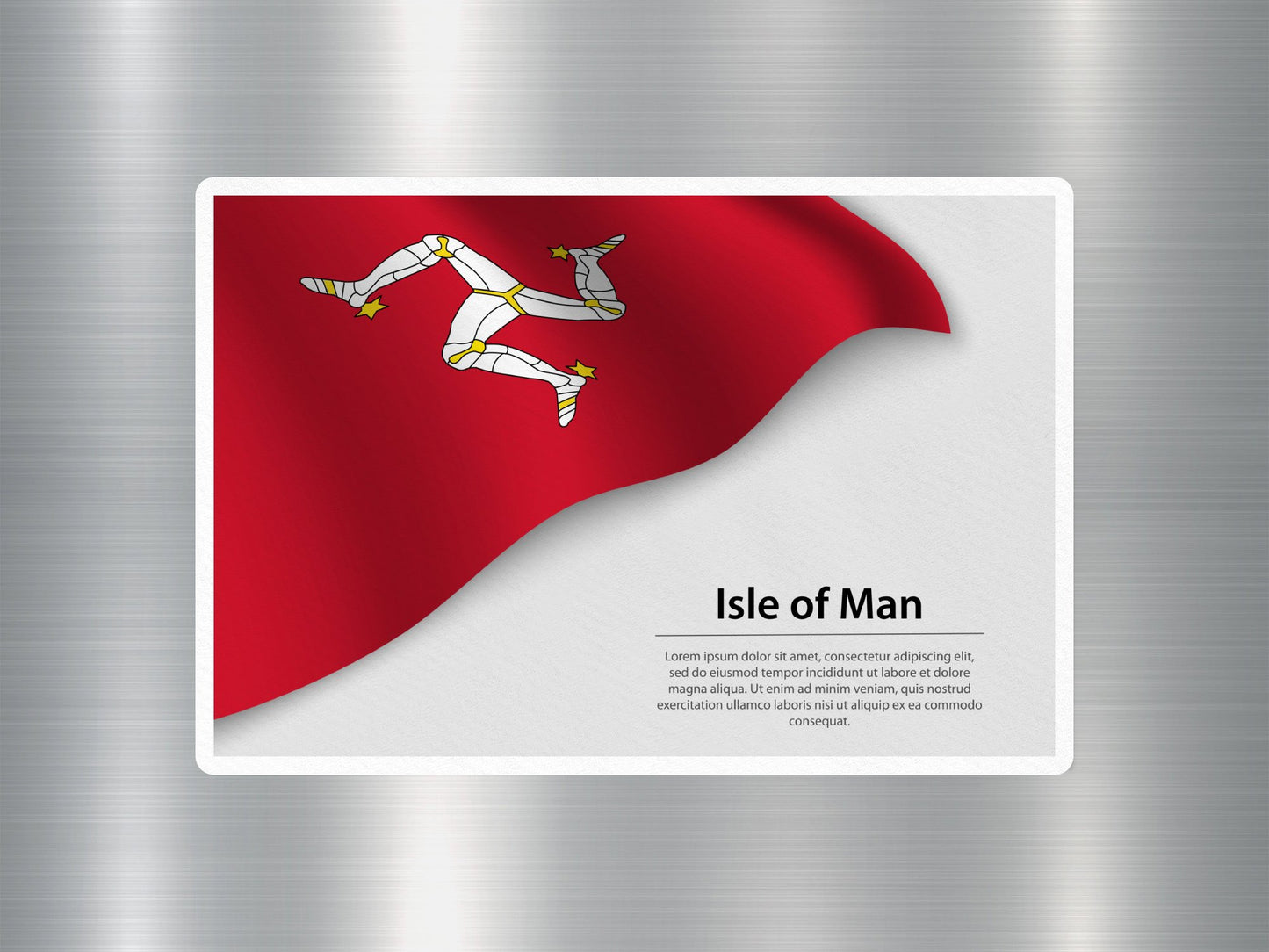 Wholesale Isle Of Man Travel Sticker