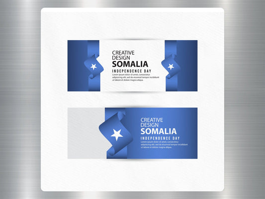 Wholesale Somalia Independence Day Travel Sticker