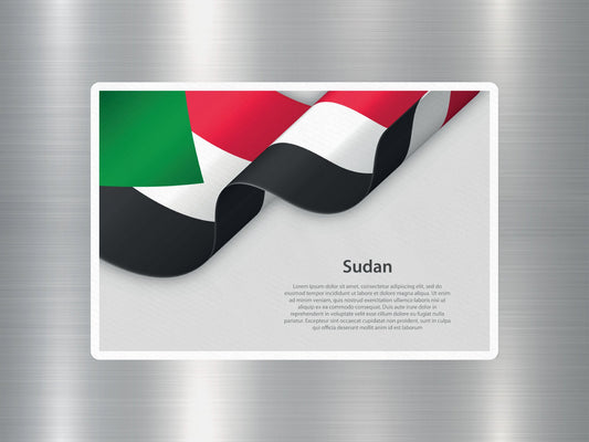 Wholesale Sudan Travel Sticker