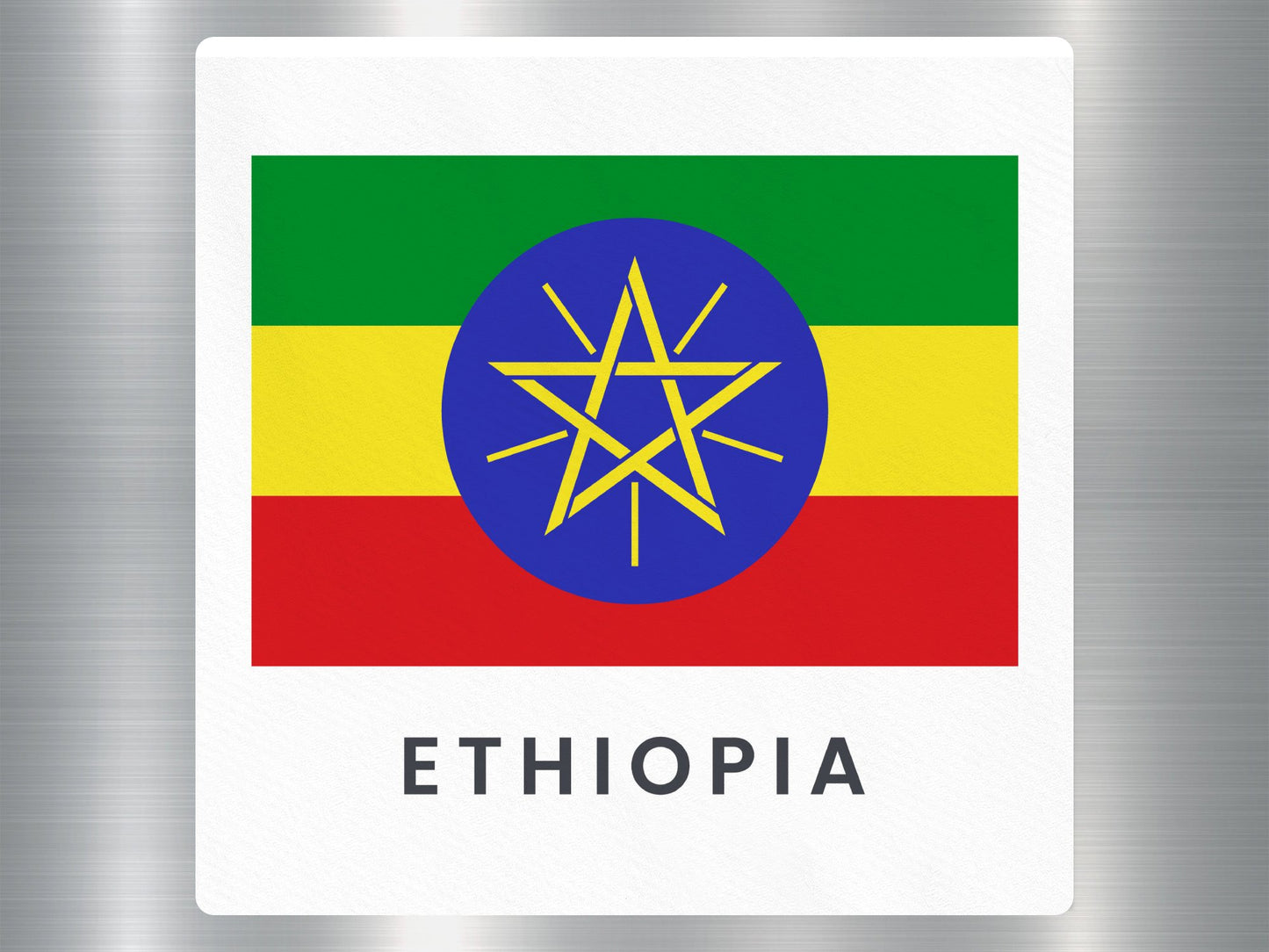 Wholesale Ethiopia Travel Sticker