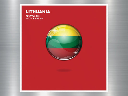 Wholesale Lithuania Travel Sticker