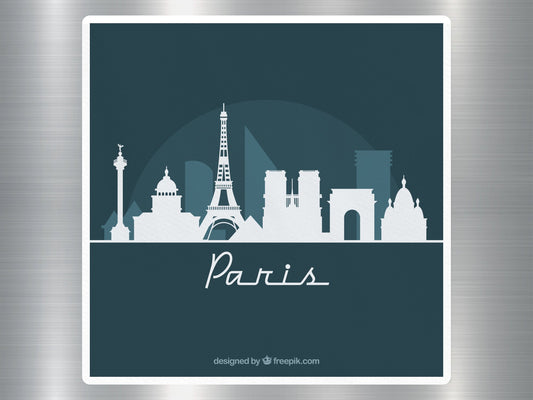 Wholesale Paris Travel Sticker