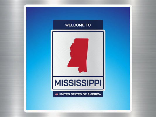 Wholesale Welcome to Mississippi Travel Sticker