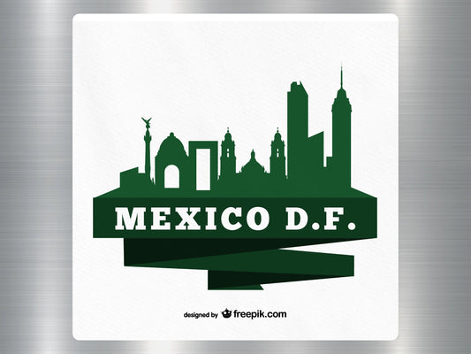 Wholesale Mexico D.F.  Travel Sticker