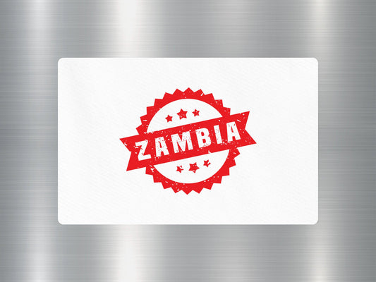 Wholesale Zambia Travel Sticker