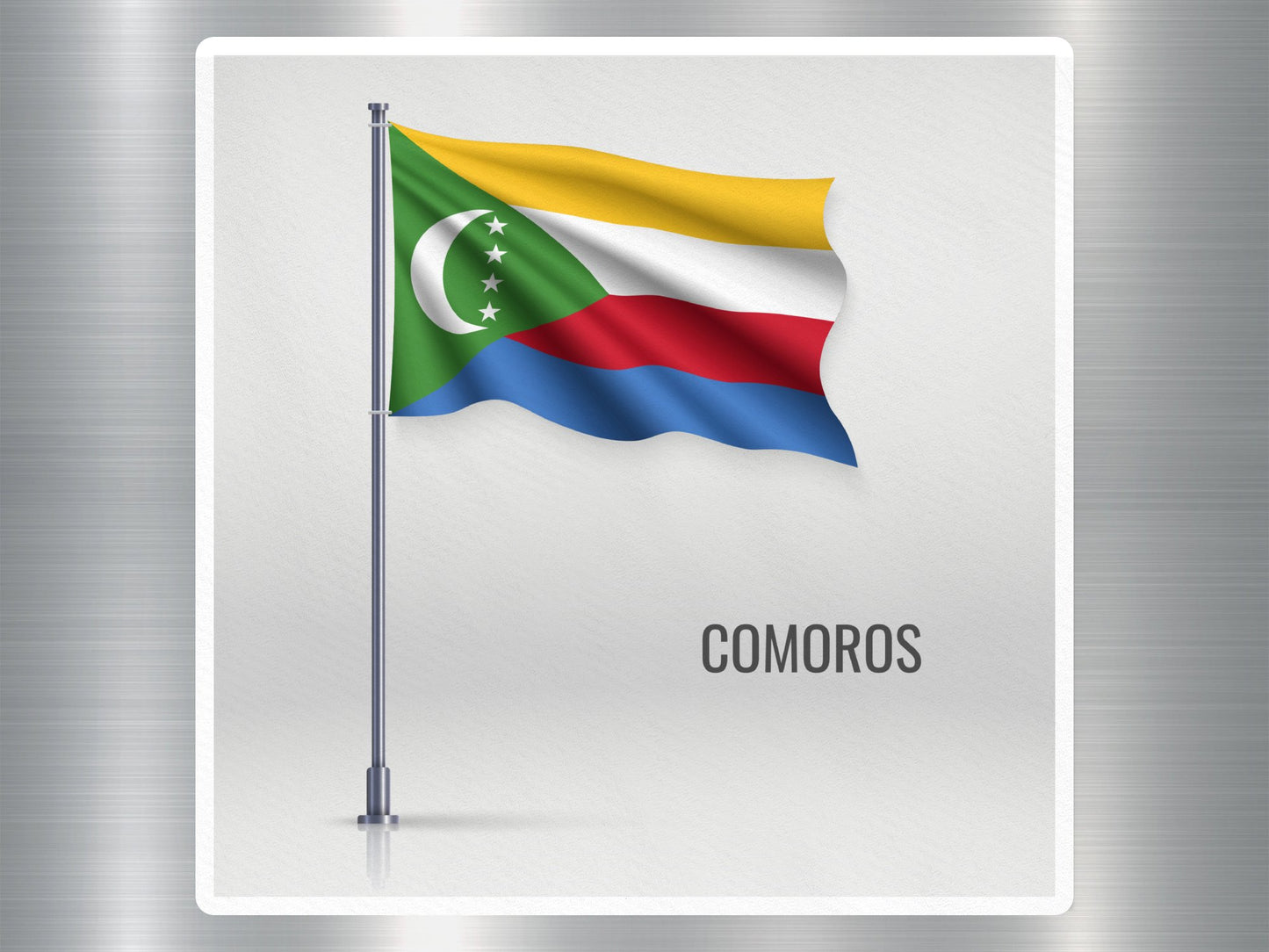Wholesale Comoros Travel Sticker