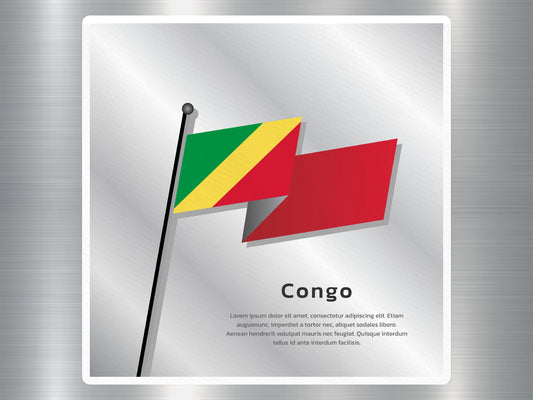Wholesale Congo Travel Sticker