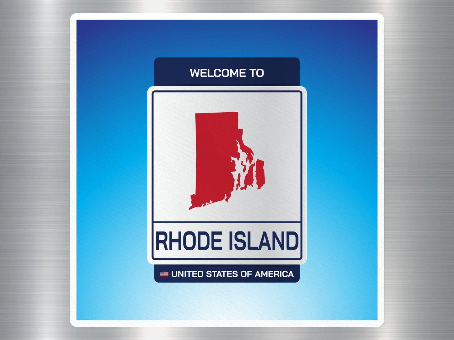 Wholesale Welcome to Rhode Island Travel Sticker