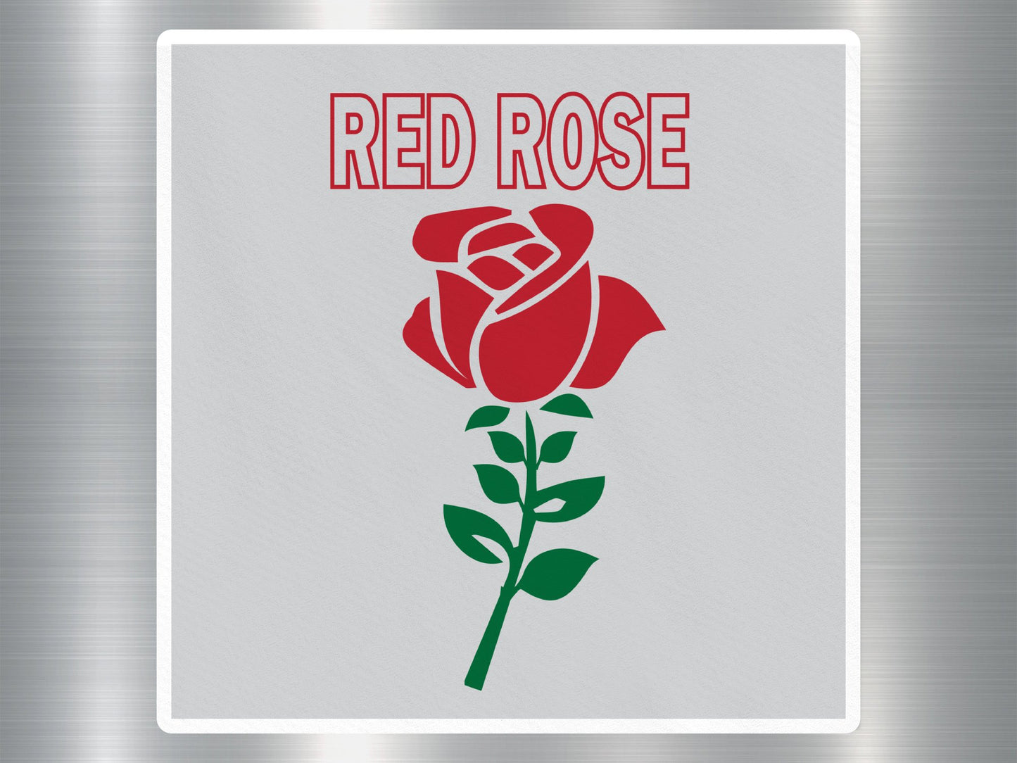 Wholesale Red Rose Travel Sticker