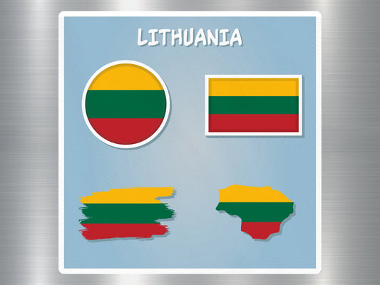 Wholesale Lithuania Travel Sticker