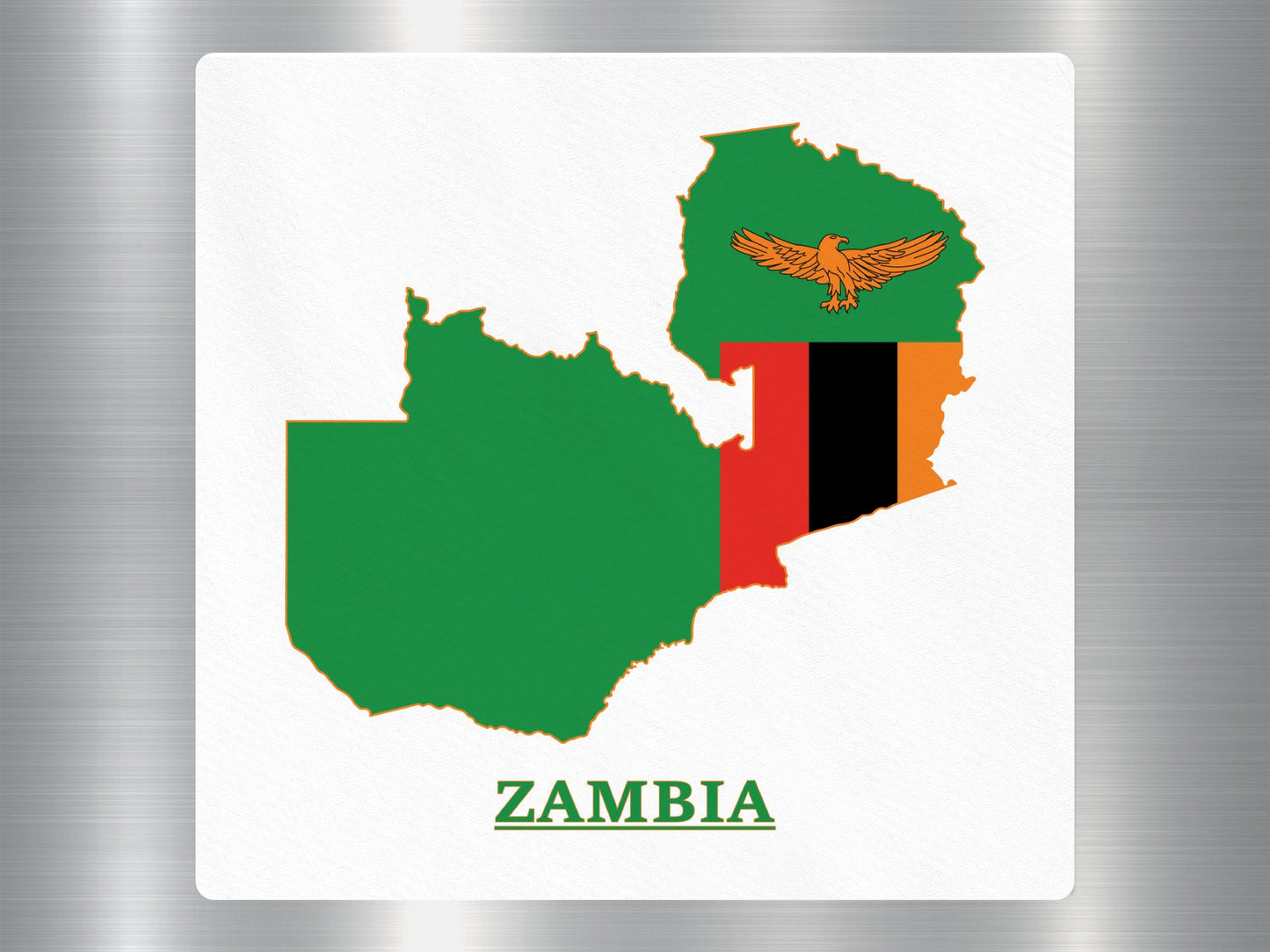 Wholesale Zambia Travel Sticker