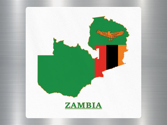 Wholesale Zambia Travel Sticker