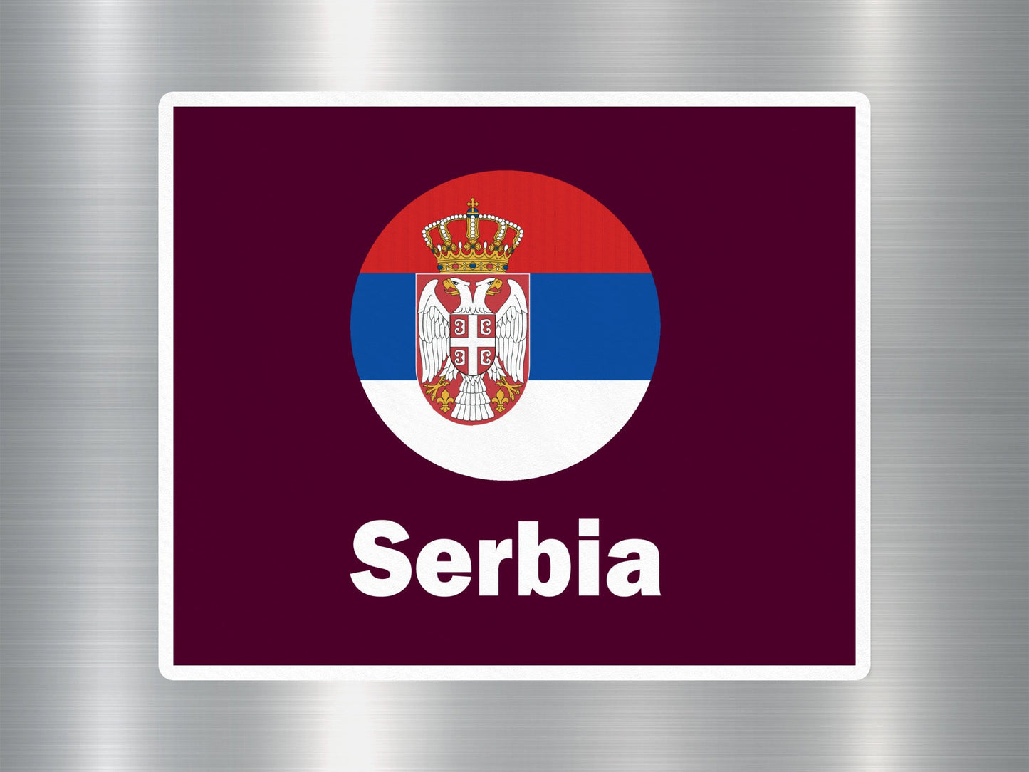 Wholesale Serbia Travel Sticker