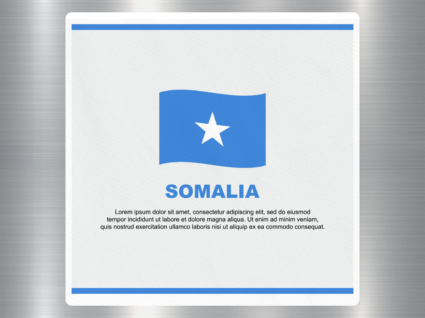 Wholesale Somalia Travel Sticker