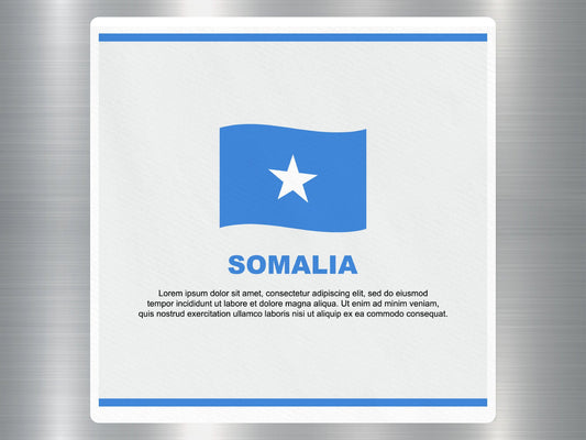 Wholesale Somalia Travel Sticker