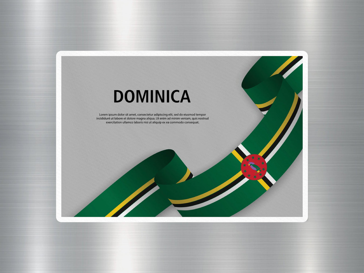 Wholesale Dominica Travel Sticker