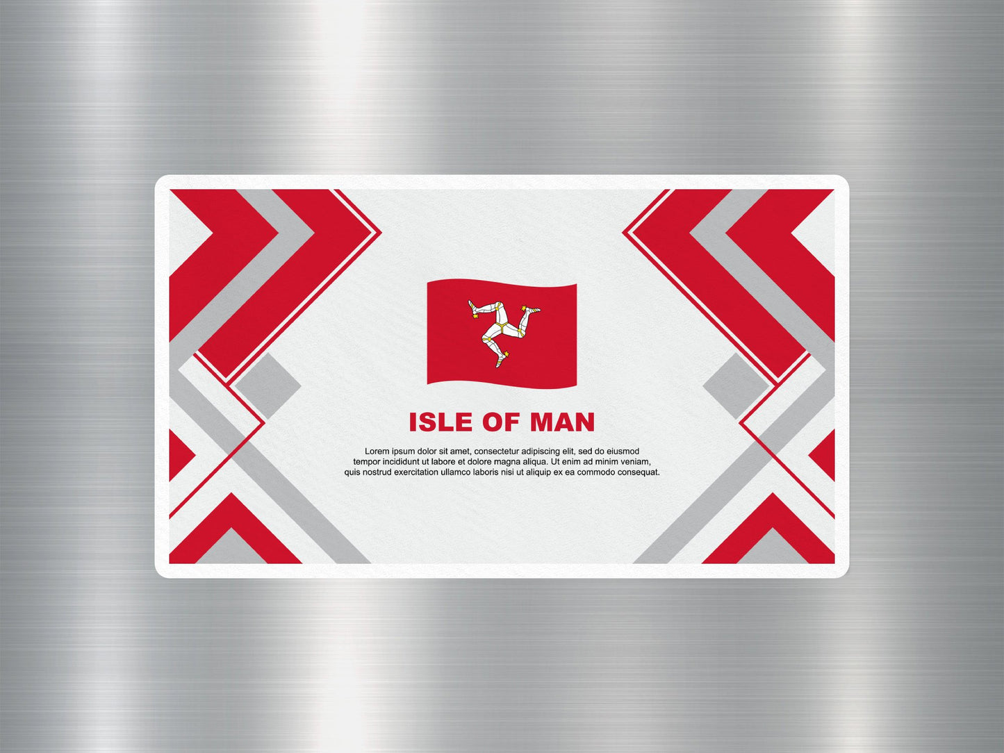 Wholesale Isle of Man Travel Sticker