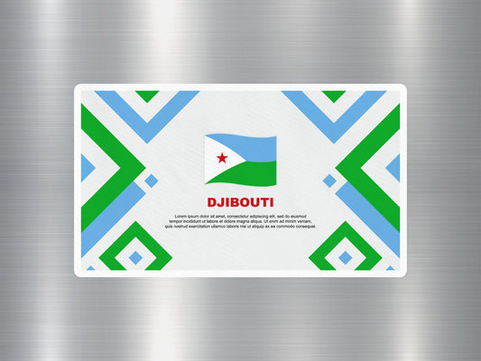 Wholesale Djibouti Travel Sticker