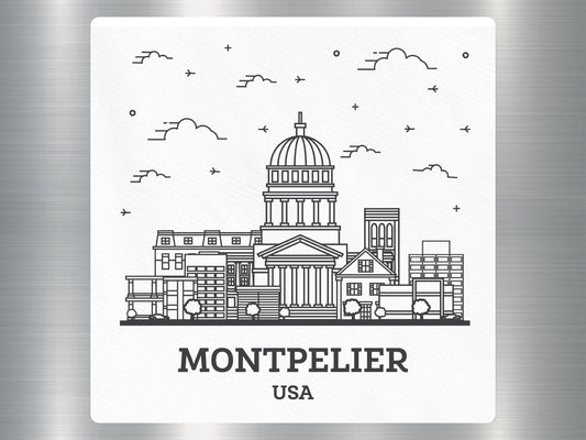 Wholesale Montpelier USA Travel Sticker