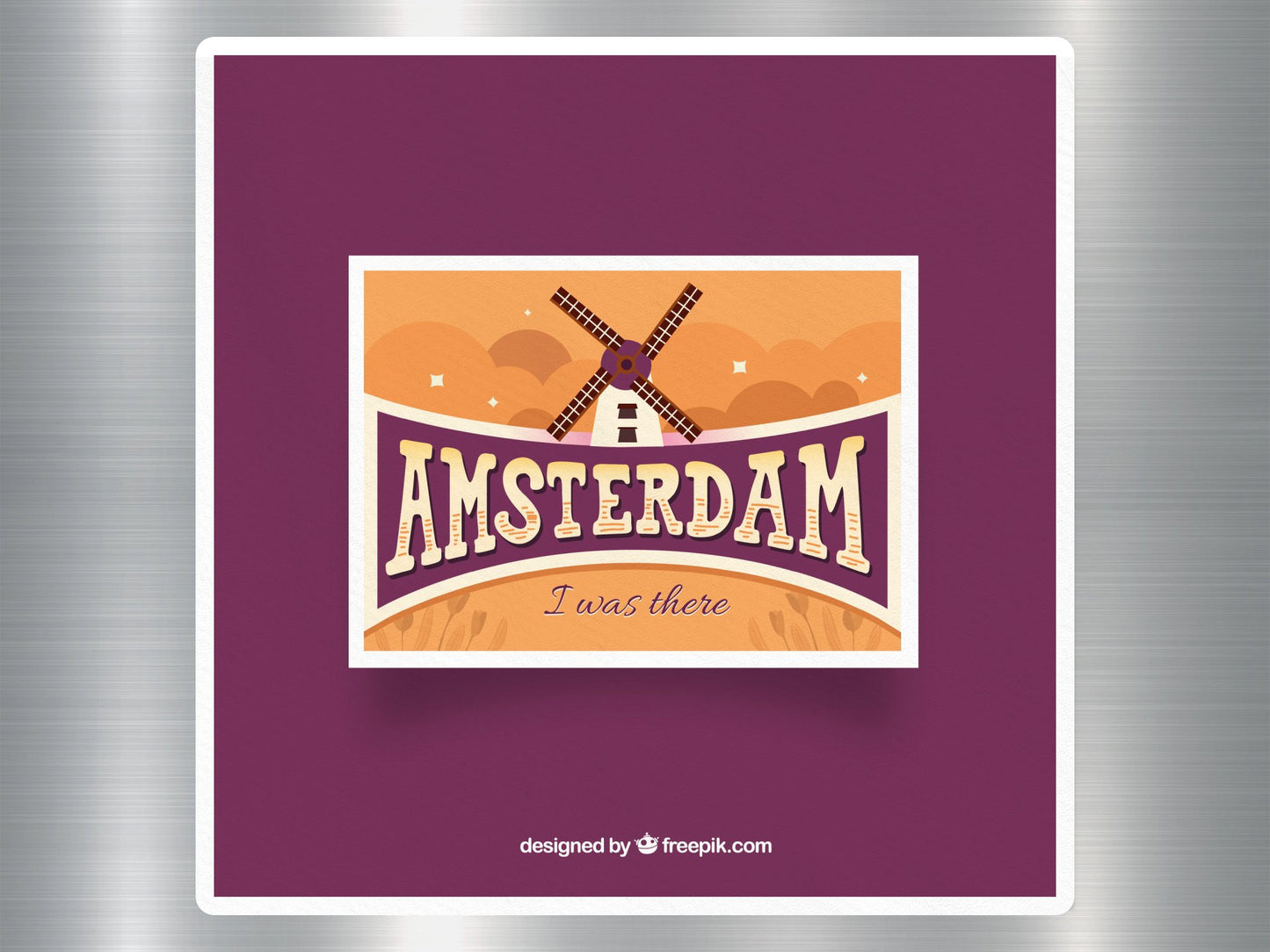Wholesale Amsterdam Travel Sticker