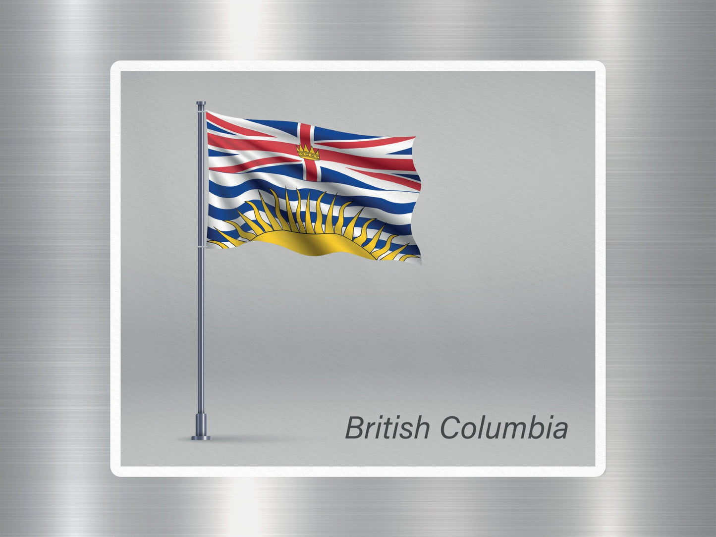 Wholesale Bristish Columbia Travel Sticker