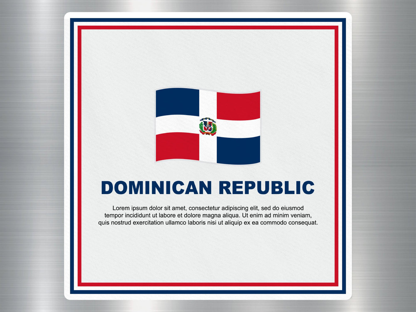 Wholesale Dominican Republic Travel Sticker